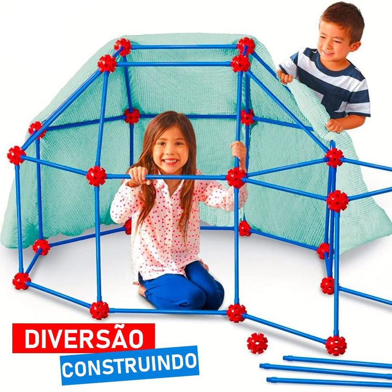 Kit de construção Tenda Ofertkids + Lona de brinde (PROMOÇÃO EXCLUSIVA)