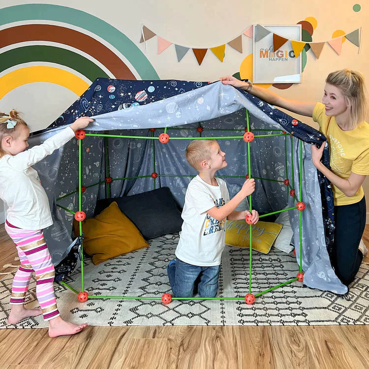 Kit de construção Tenda Ofertkids + Lona de brinde (PROMOÇÃO EXCLUSIVA)