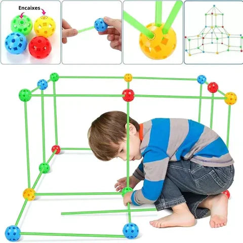 Kit de construção Tenda kids + Lona de brinde (PROMOÇÃO EXCLUSIVA)