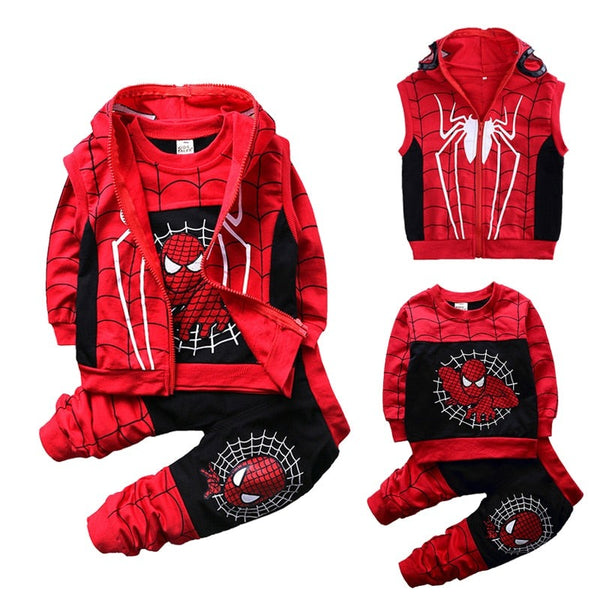 Conjunto Homem Aranha Infantil com 3 Peças