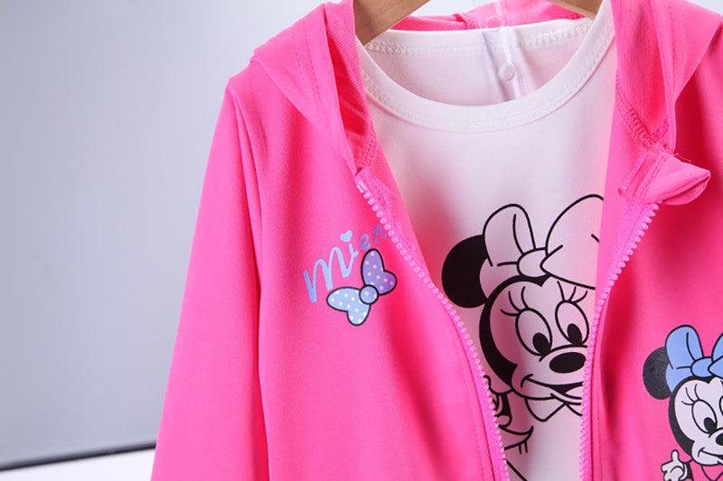 Conjunto Infantil Minnie com 3 Peças