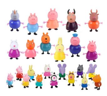 Kit Bonecos Peppa Pig