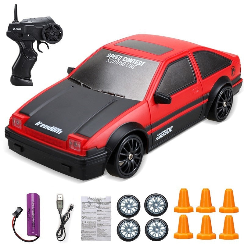 Carrinho de Controle Remoto Drift Highcar - 4WD 2.4g (PROMOÇÃO EXCLUSIVA)