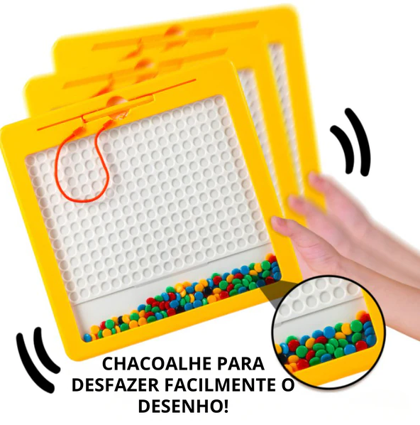 Pranchetinha Interativa Magnética Ofertkids + 14 Desenhos de Brinde (PROMOÇÃO EXCLUSIVA)