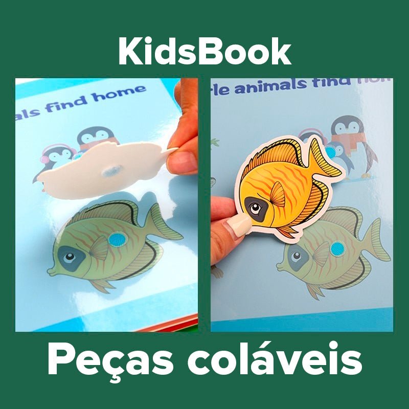 Livro Educativo de Aprendizagem Infantil - KidsBook™