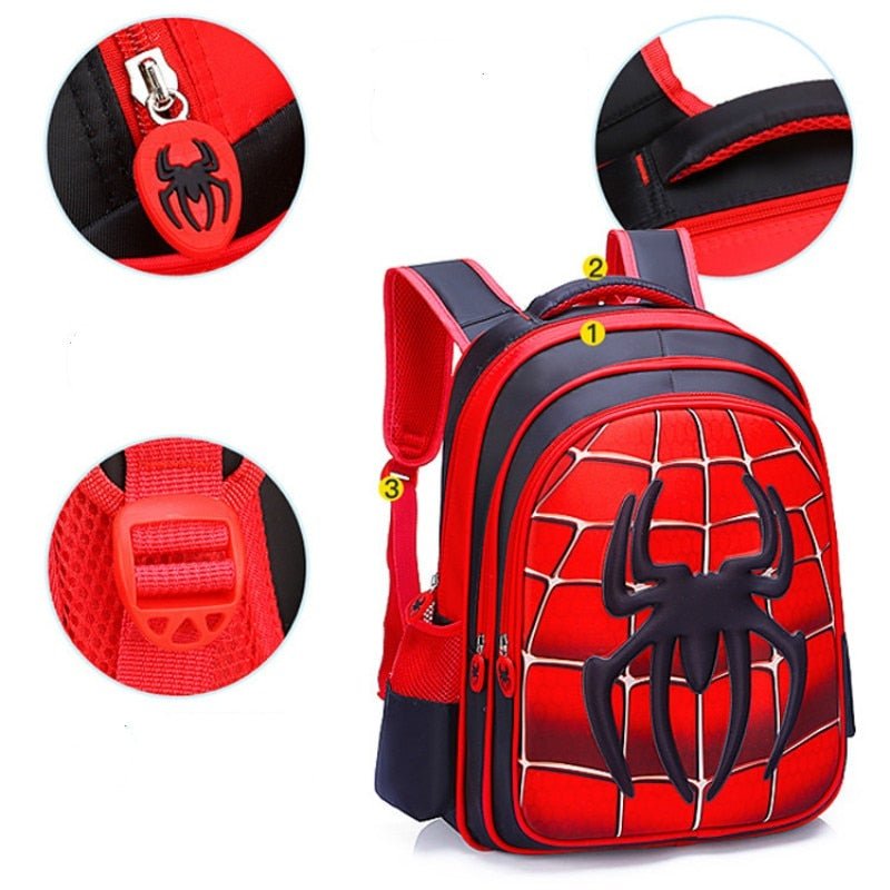 Mochila Infantil Homem Aranha 3D